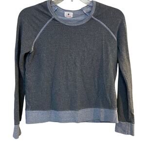 Sundry Women's Size XS (0) Gray Raglan Pullover Crew Neck Sweatshirt